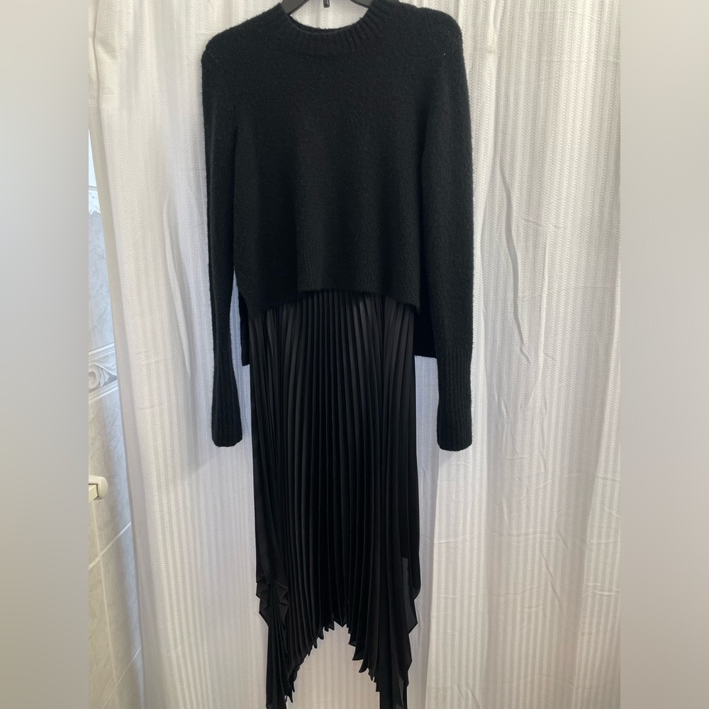 All Saints Lerin Two-Piece Pleated Dress